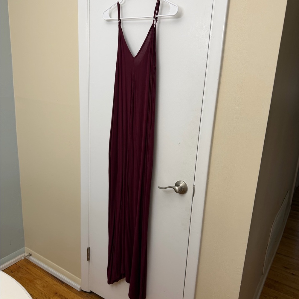 Maroon Maxi Dress